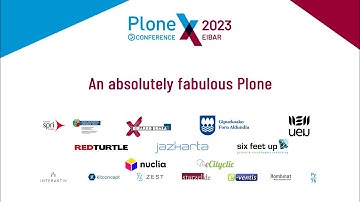 Day 1 Track 1 - An absolutely fabulous Plone