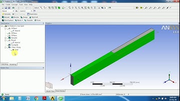 Ansys Problem 5_face Split on Cantilever beam