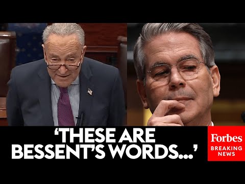 JUST IN: Chuck Schumer Torches Secretary Bessent Over Shock Claim About Social Security