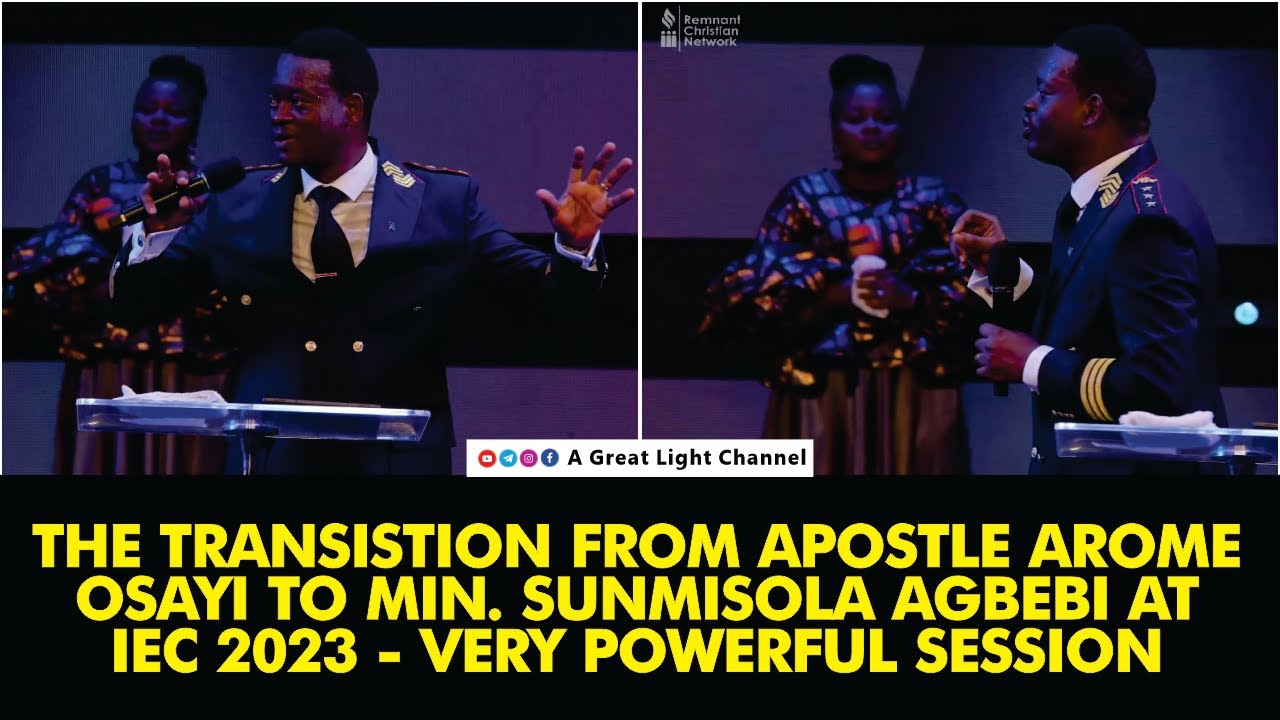Apostle Arome Osayi and Min. Sunmisola Agbebi's Explosive IEC 2023 ...