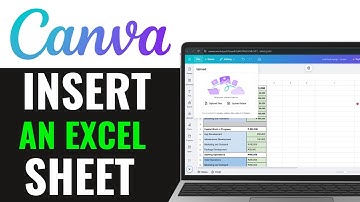 How to Insert Excel Sheet in Canva 2025 (QUICK GUIDE)