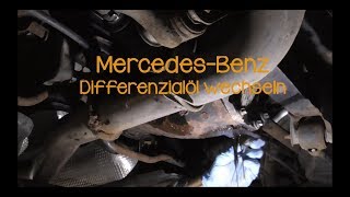 Mercedes Differentialöl wechseln