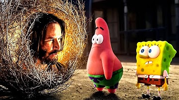 スポンジ・ボブ、キアヌ・リーブスとスヌープ・ドッグに出会う | スポンジ・ボブ スポンジ・オン・ザ・ラン | 映画シーン