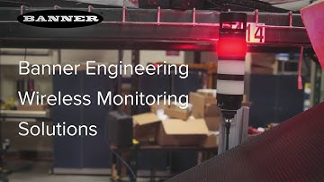 Banner Remote Temperature & Vibration Monitoring for Predictive Maintenance