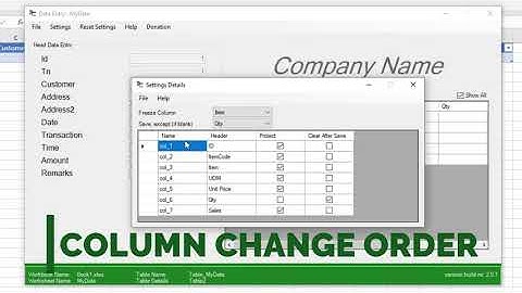 Configuration of Settings Details – Automated Data Entry v2.0