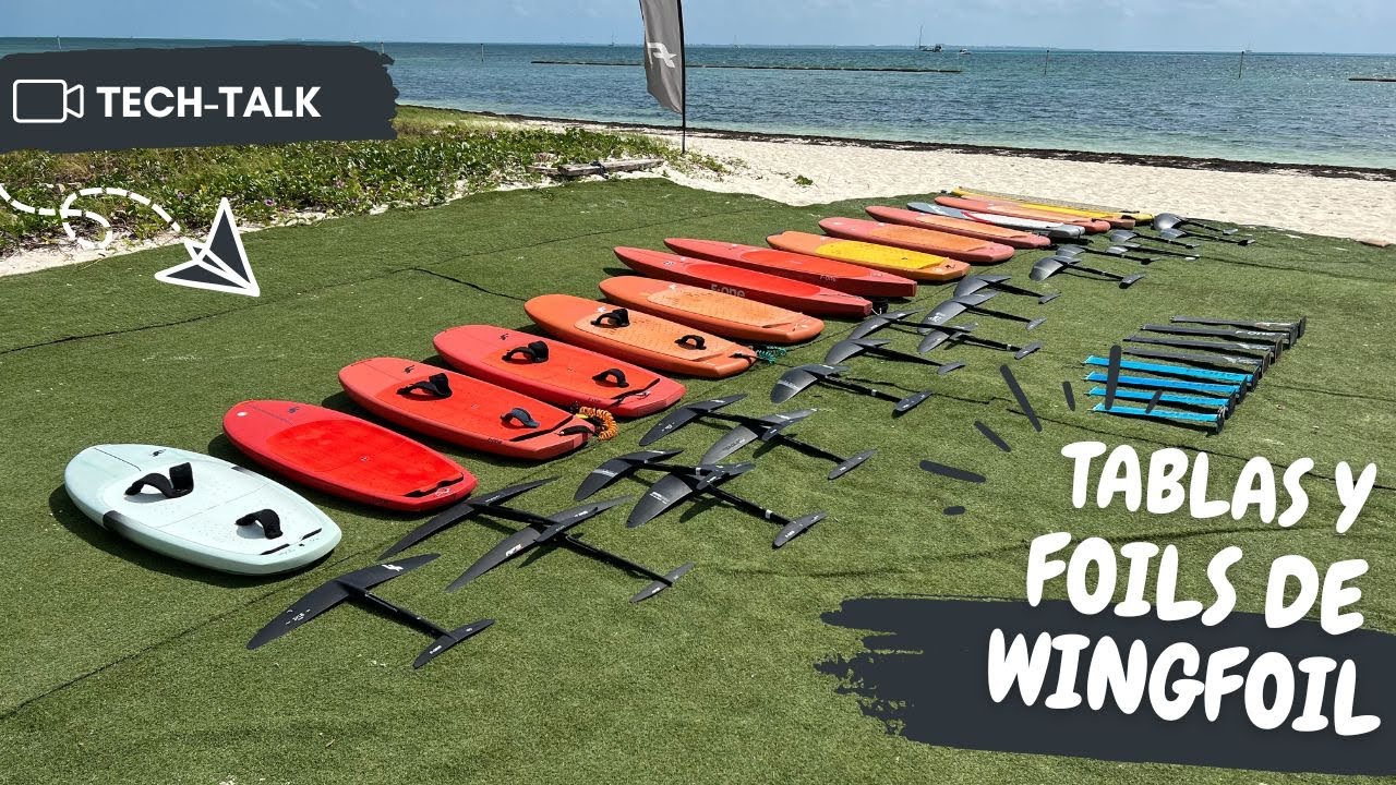 Tablas y foils: Todo lo que tienes que saber sobre los equipos de wingfoil.