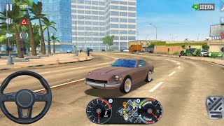 New Nissan Fairlady Z Taxi Private Car Gameplay Miami City|Taxi Sim 2022 Evolution|Car Games| screenshot 4
