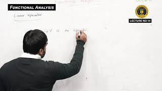 Functional Analysis Lecture 14th