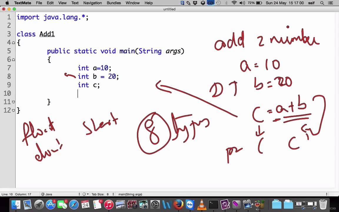 Write A Program Add of Two Numbers Java (in Hindi) - YouTube