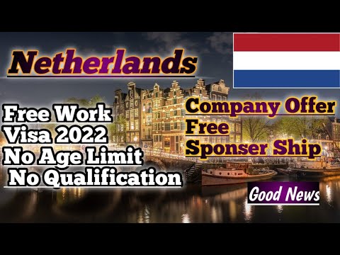 Netherlands New Easy Work Permit For Startup Personnal/Netherlands Free Work Permit 2022…
