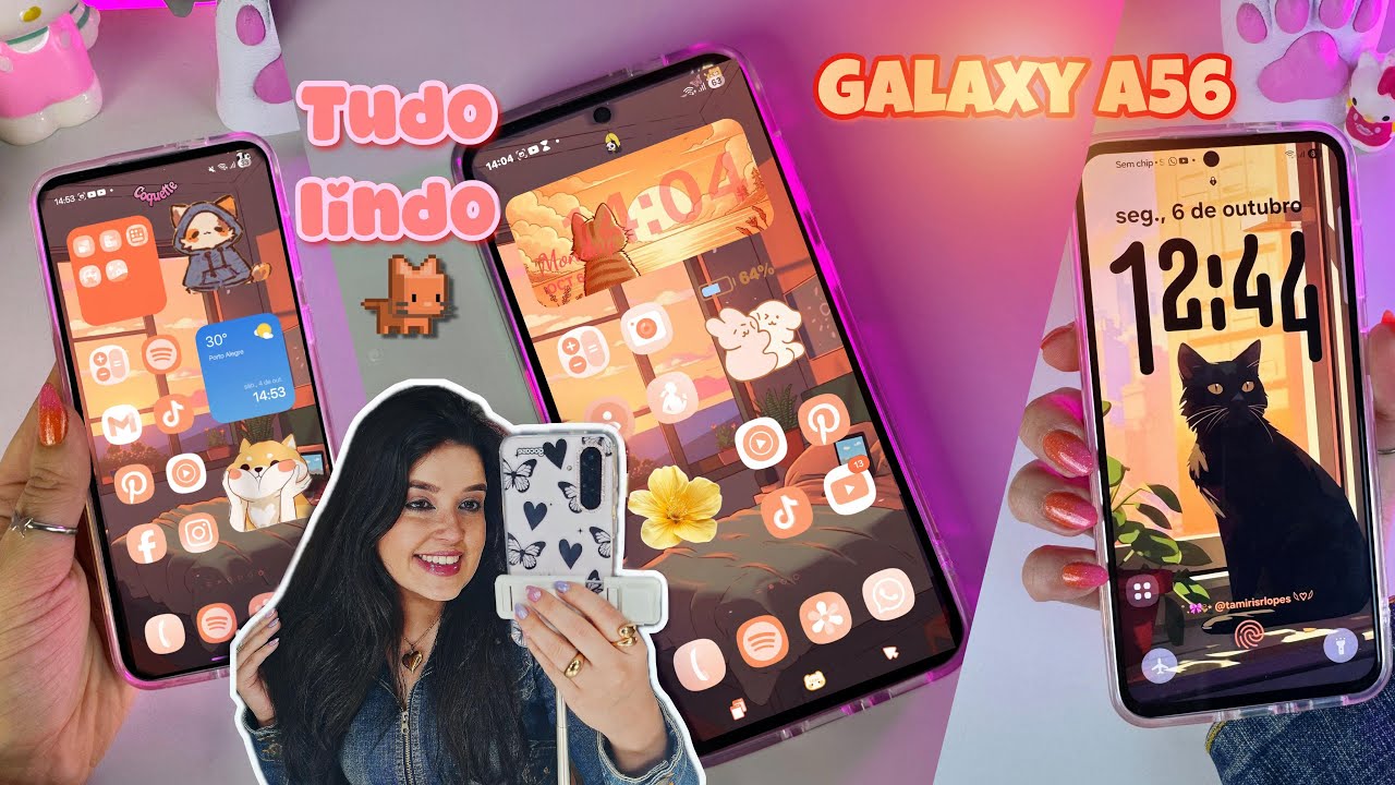 PERSONALIZAÇÃO COM A ONE UI 8 *Samsung A56*