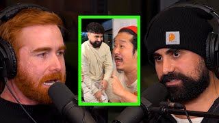 Andrew Santino Confronts George For Walking Off Bobby Lee Episode!