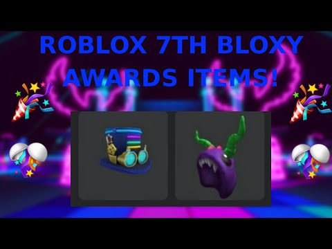 Bloxy Awards 2020 Items
