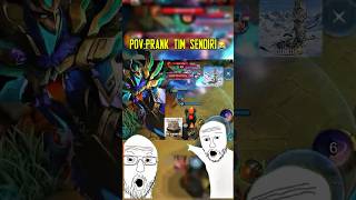 Pov:prank tim sendiri #mobilelegends #mlbb #shortsfeed