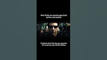 You’re Not Trapped — You’re Asleep #matrix #wisdom