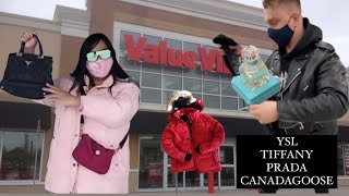 THRIFTING LUXURY HAUL TIFFANY YSL CANADA GOOSE PRADA screenshot 1