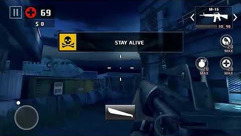 dead trigger 2 /M-16 gameplay