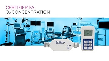 Certifier Flow Analyzer O2 Concentration