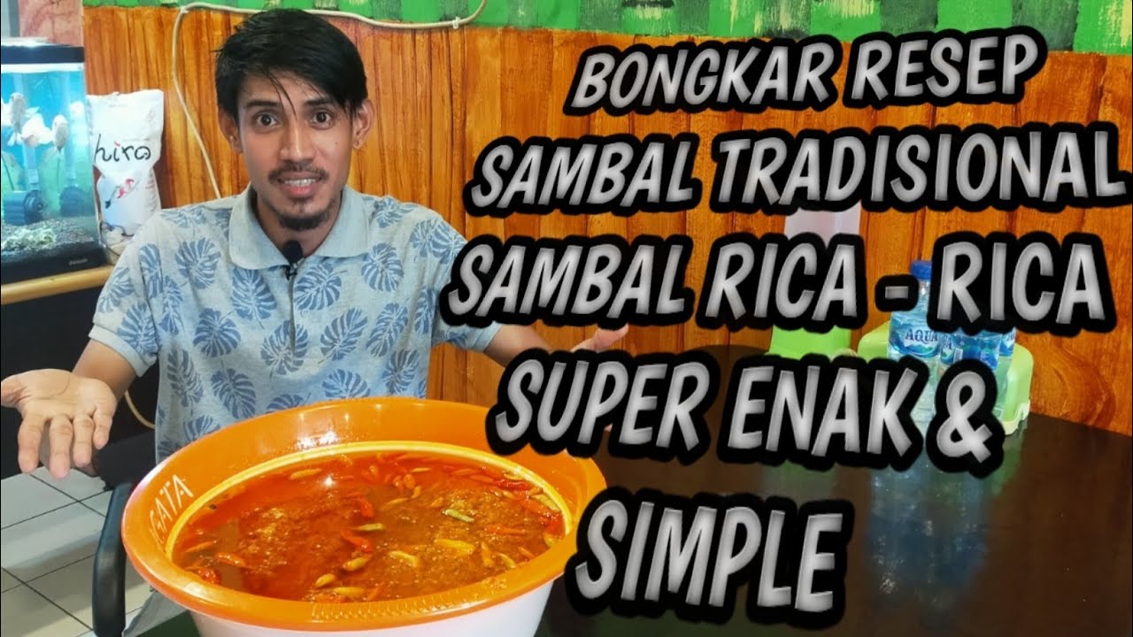 eXtra PeDaS_ RESEP SAMBAL Rica Rica PaliNg ENAK Untuk IKAN BAKAR - YouTube