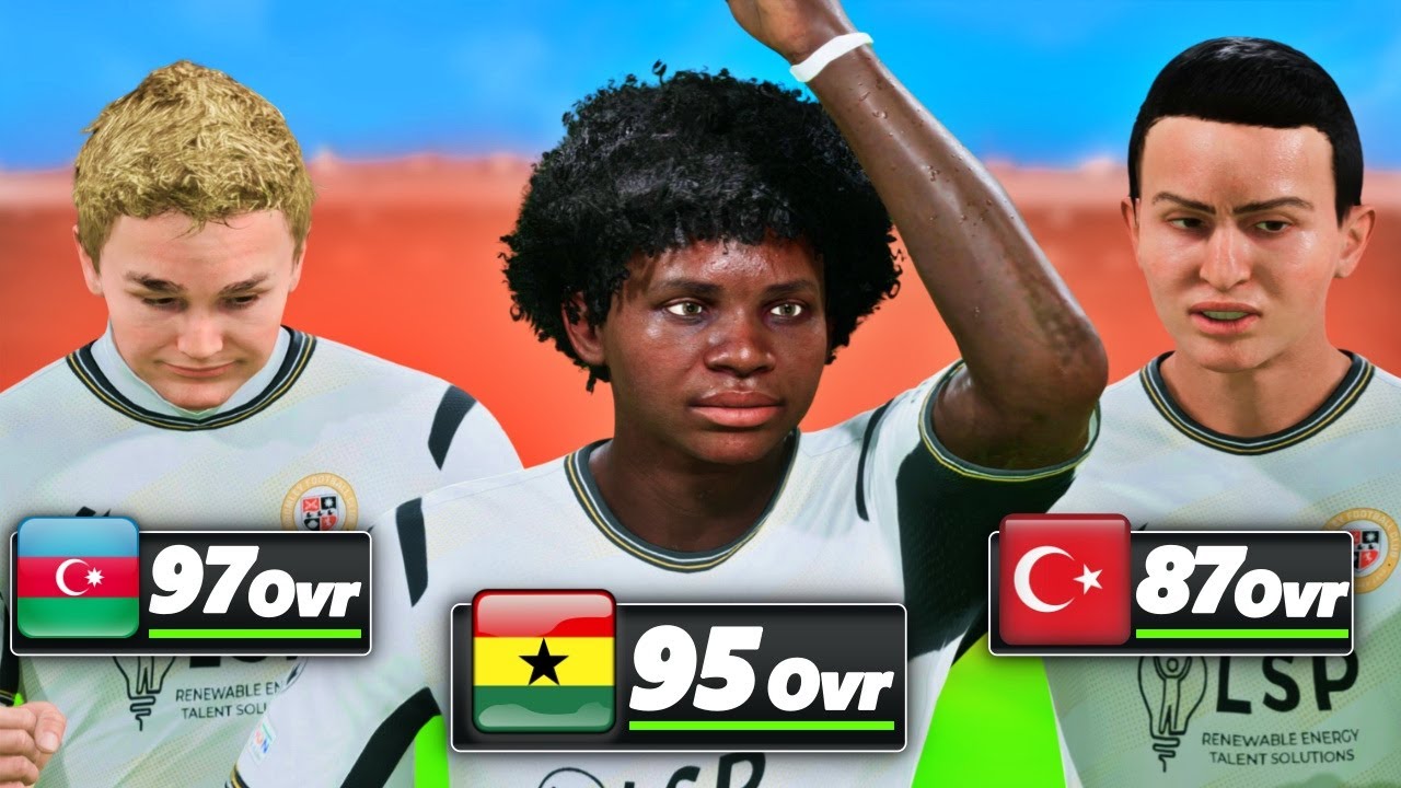 HER ÜLKEDEN 1 ALTYAPI FUTBOLCUSU REBUILD! FC 25 KARİYER MODU