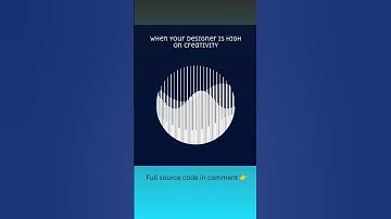 Mesmerizing Electronic Waves UI Animation | Fun With Code #Shorts #coding #uidesign #programming