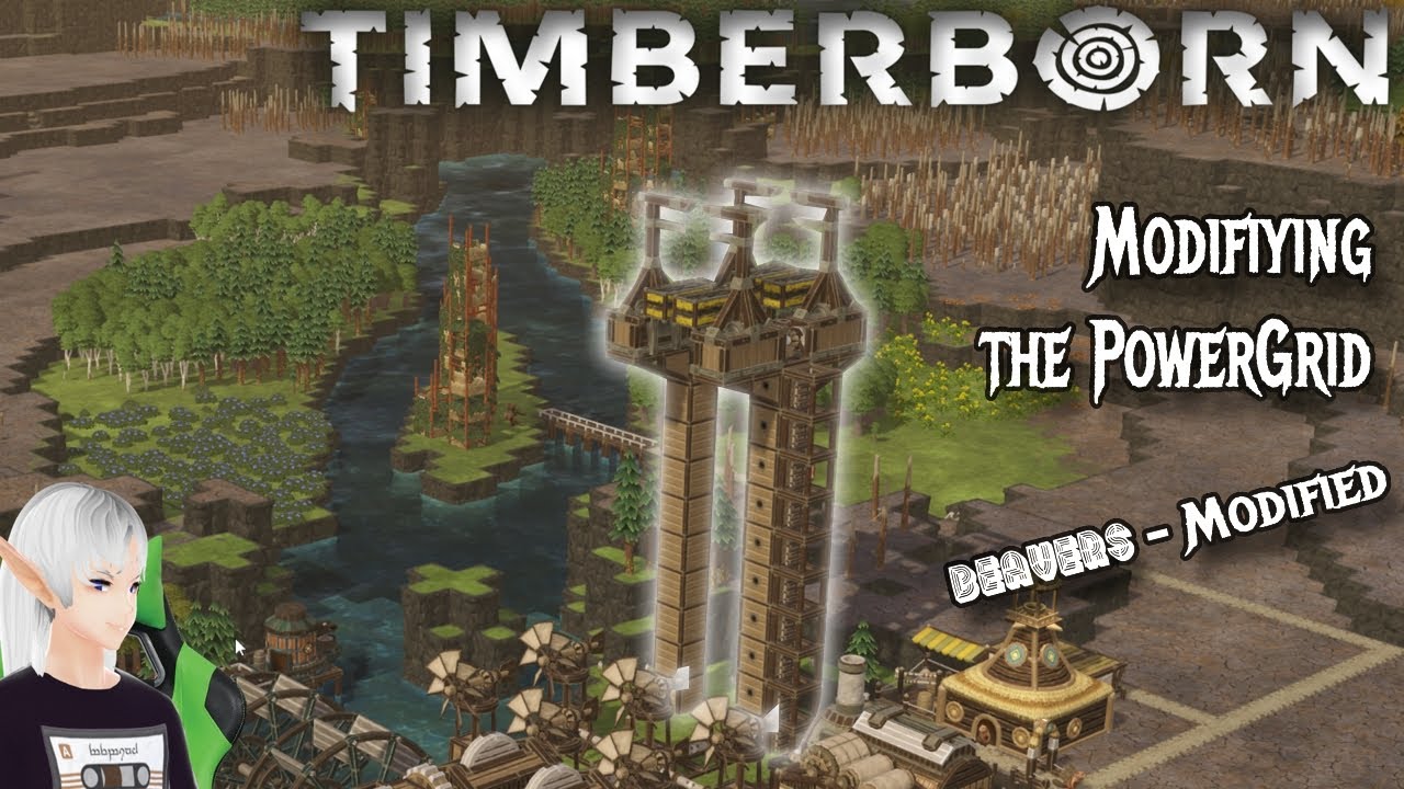 Timberborn - Beaver Power Lines - YouTube