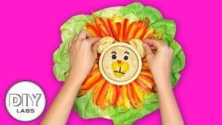 LION VEGGIE PLATTER | Lion King Party Snack | DIY Labs