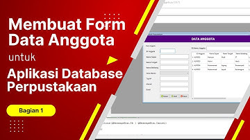 Membangun Aplikasi Database Perpustakaan Menggunakan Python GUI & MySQL | Membuat Form Anggota #1