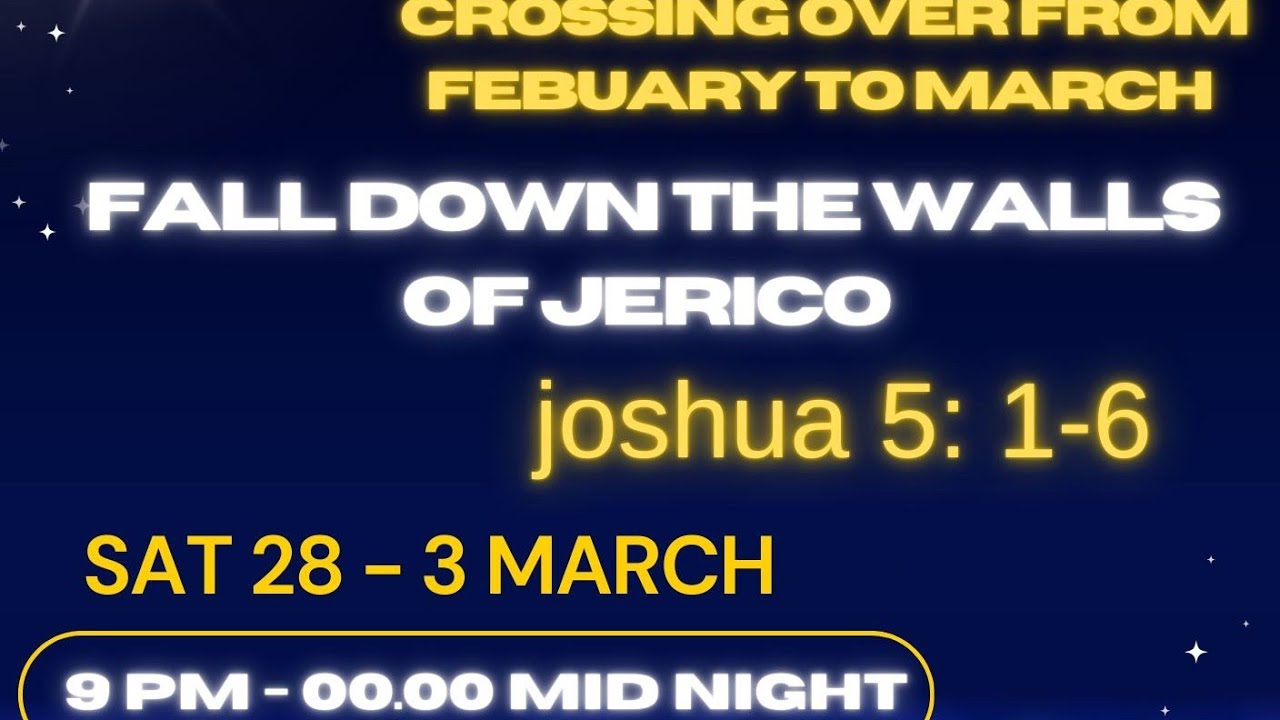 WE ARE MATCHING FORWARD IN JESUS NAME