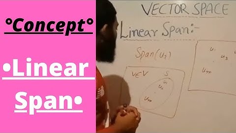 Linear Span in Vector Space in urdu hindi // Linear Algebra