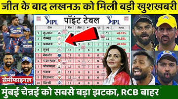 लखनऊ के जीत के बाद IPL 2023 के Points Table में मचा बवाल, CSK MI को लगा तगड़ा झटका, RCB PBKS बाहर
