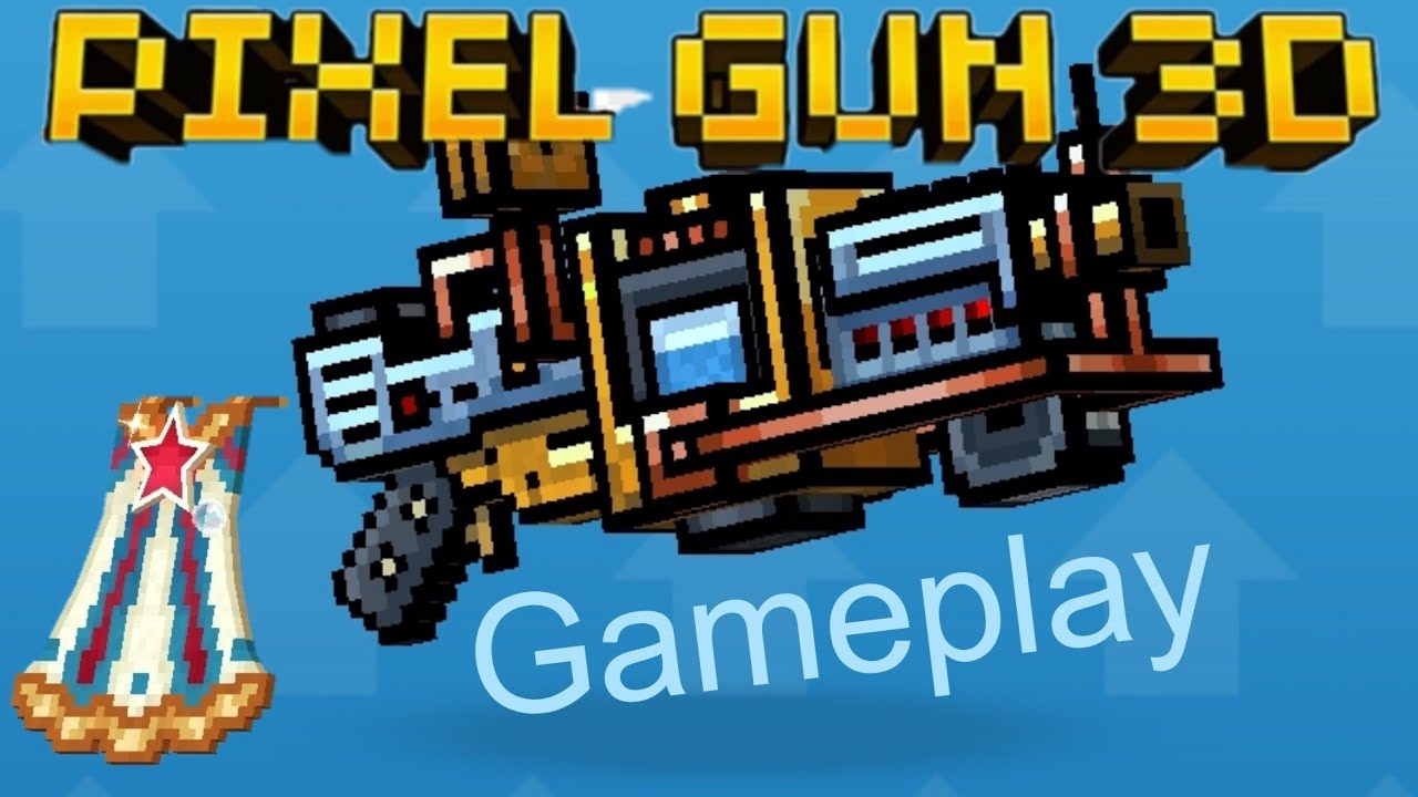 Pixel Gun 3D - Water Rifle Gameplay + Trying New Fun Fair Cape
