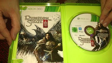 Nostalgamer Unboxes Dungeon Siege 3 III Three On Microsoft Xbox 360 UK PAL System Version