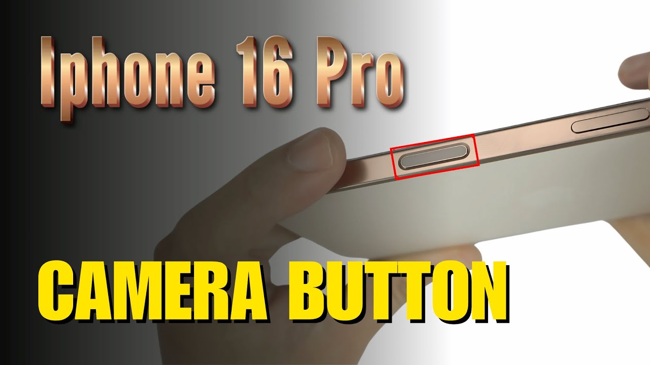 How to use Camera Control Button on Iphone 16 Pro - YouTube