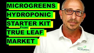 MICROGREENS HYDROPONIC STARTER KIT TRUE LEAF MARKET || Grow Kohlrabi - Purple Vienna MICROGREENS