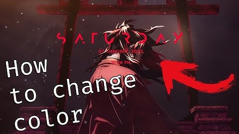 How to change color in Mond clock (rainmeter)