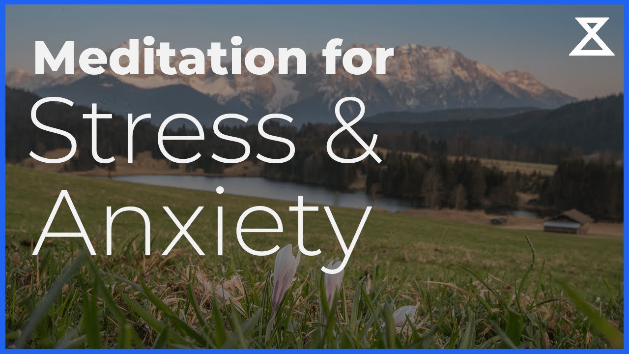 Guided Meditation for Stress and Anxiety Relief (15 Min, Voice Only, No ...