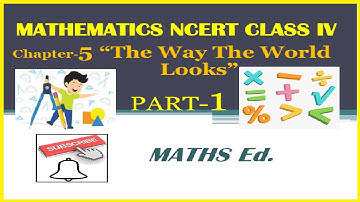 Class 4|NCERT| KVS| Maths| Chapter 5 |The Way The World Looks|Solution|Part-1