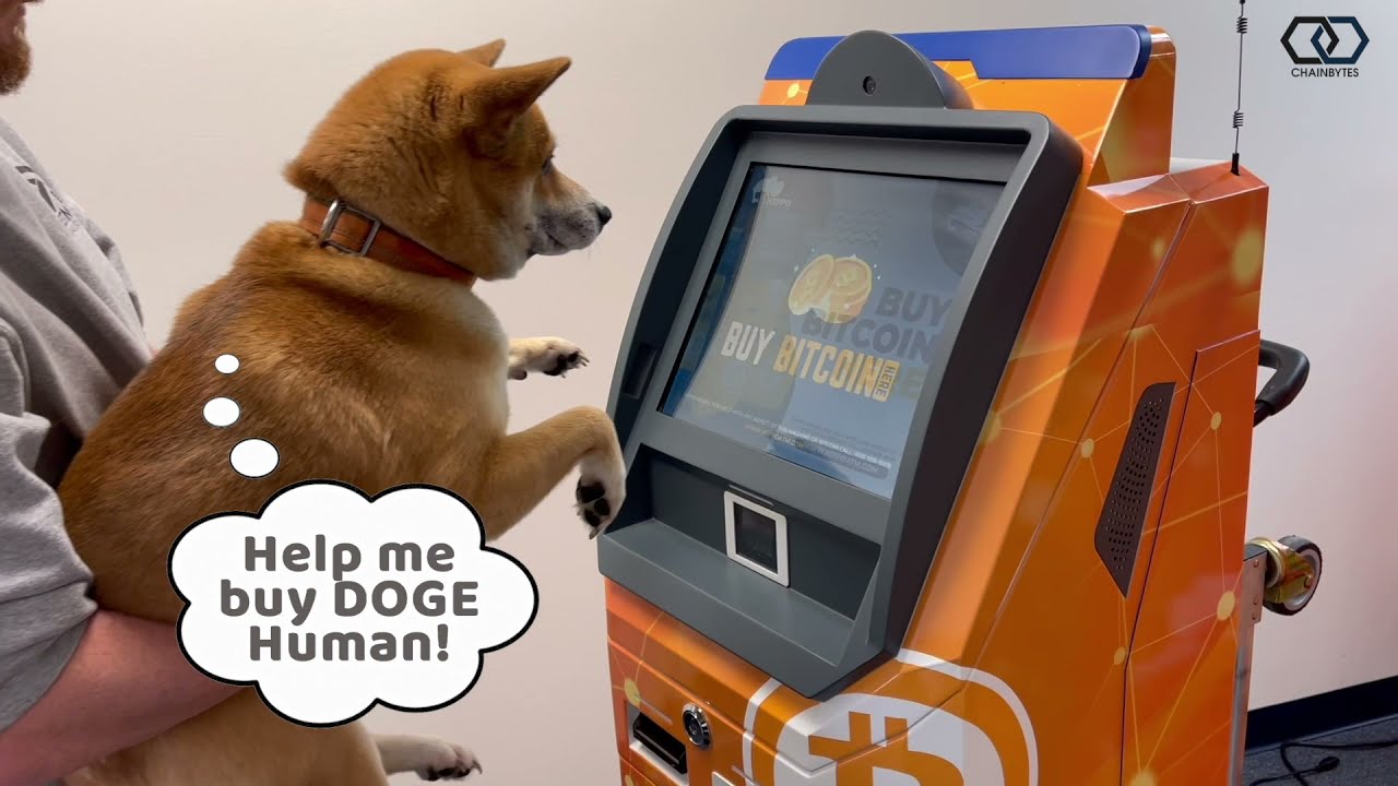 Shiba Inu Buying Doge from a Bitcoin ATM