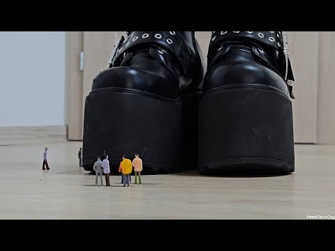Miss Heels:  A Giantess in a Tinies World Preview
