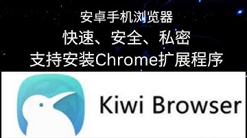 Kiwi浏览器, 安卓客户端|基于支持大多数 chrome 桌面扩展，基于Chromium内核|20230031