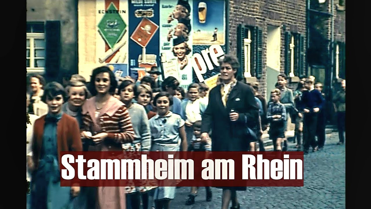 Köln-Stammheim in den 50er Jahren - Veedelsportät - Geschichte - Echtfarbe