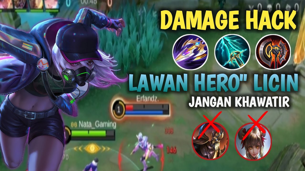 NATALIA BEST DAMAGE HACK | LAWAN HERO" LICIN JANGAN KHAWATIR - BUILD NATALIA TERSAKIT 2025