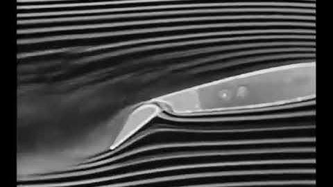 Smoke over Airfoil with Slotted Flap