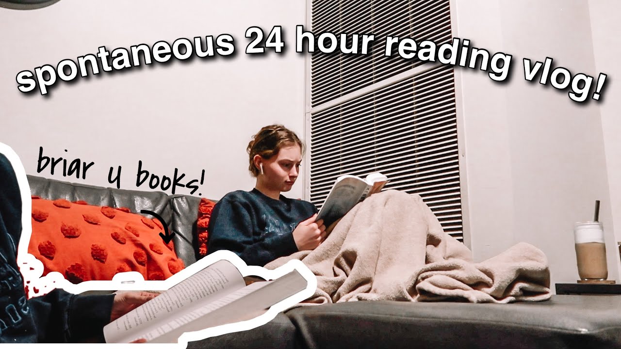 спонтанный 24-часовой (почти) видеоблог чтения!