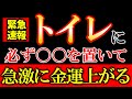 【※今すぐ確認して下さい】トイレに○○を置くだけで、恐ろしいほど急激に金運が上昇します。
