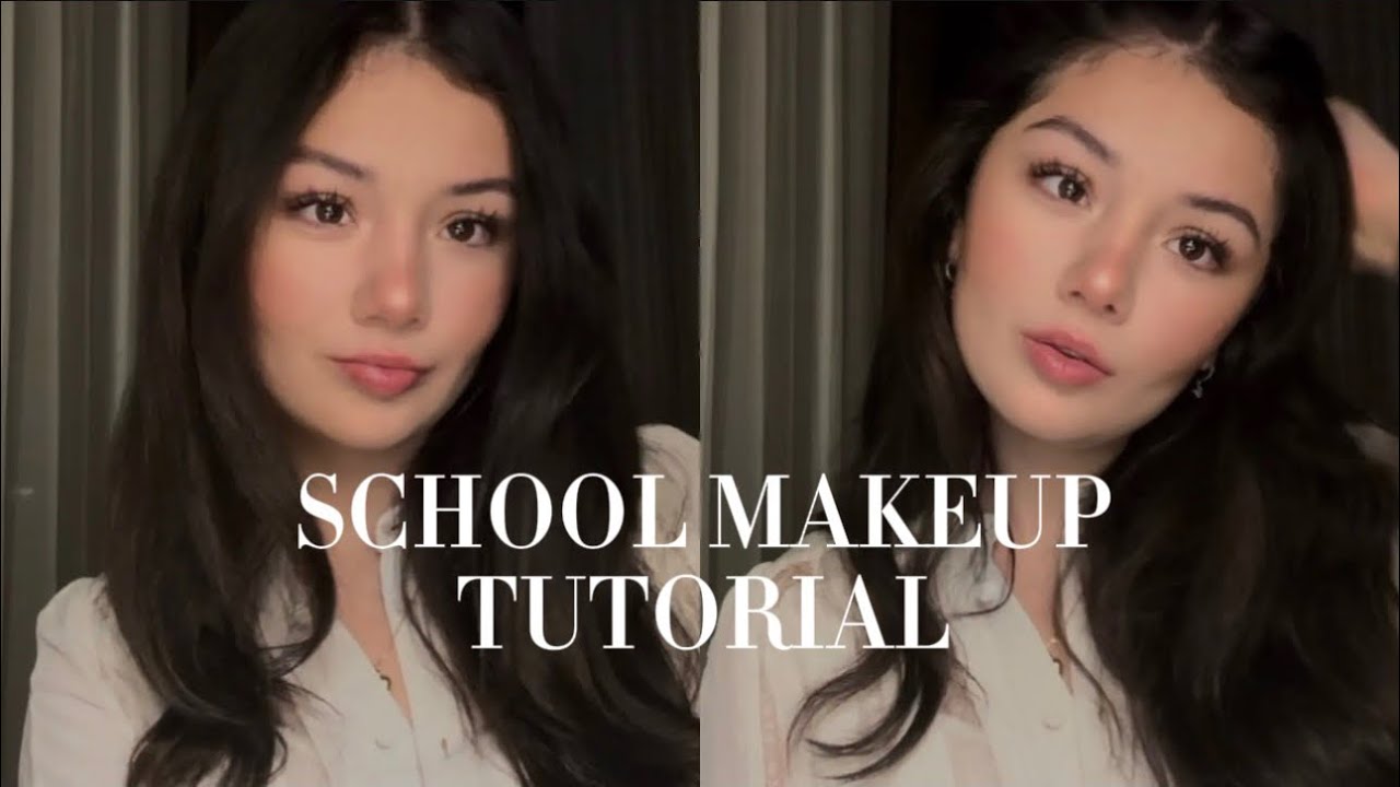 SCHOOL MAKEUP | makeup no makeup look 🦢