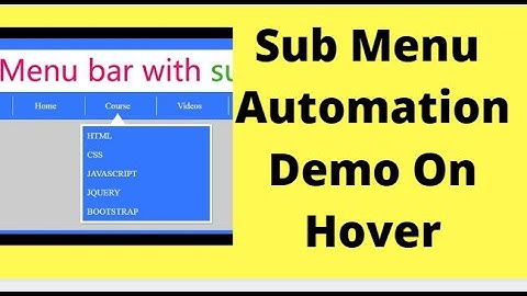 Sub Menus Automation In UIPath Rpa | Demo On Hover Activity
