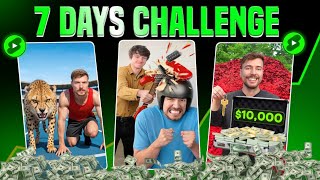 Mr Beast Shorts Upload Challenge For 7 Days Crazy Result