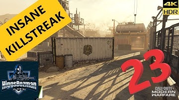 INSANE 23 KILLSTREAK Hardpoint on Rust Call Of Duty Modern warfare (4K 60FPS) (RTX2080)